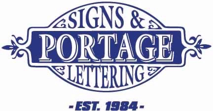 Portage Signs and Lettering